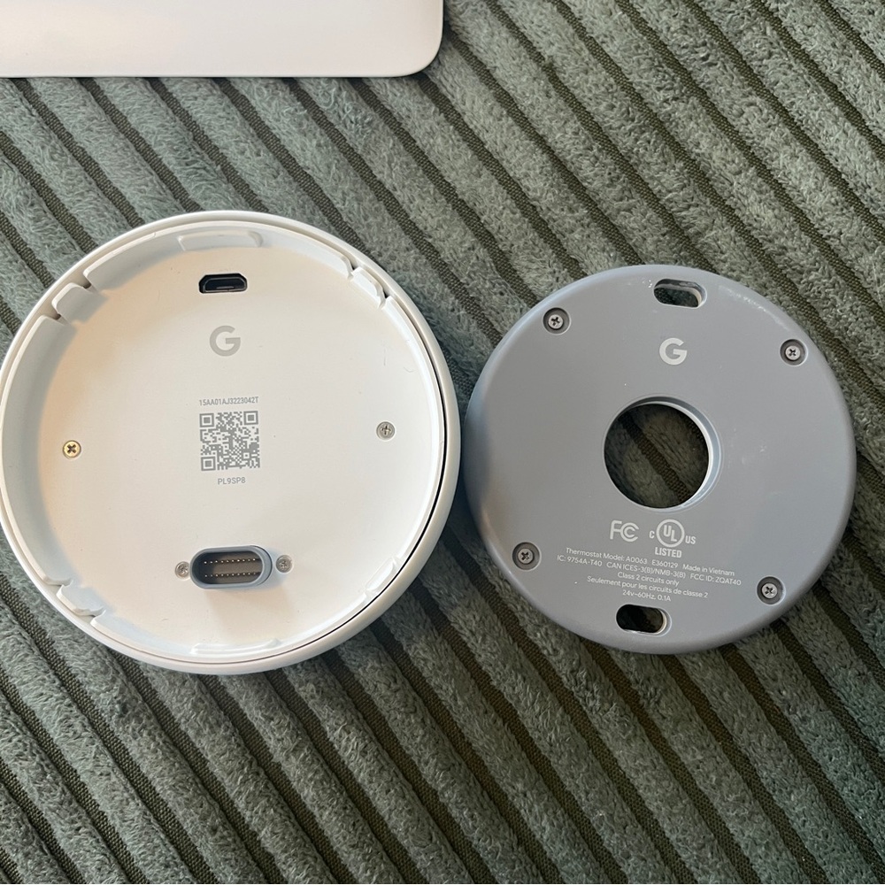 Google Nest Smart Programmable Thermostat | Model A0063 | Class 2 Circuits Only - Picture 4 of 6